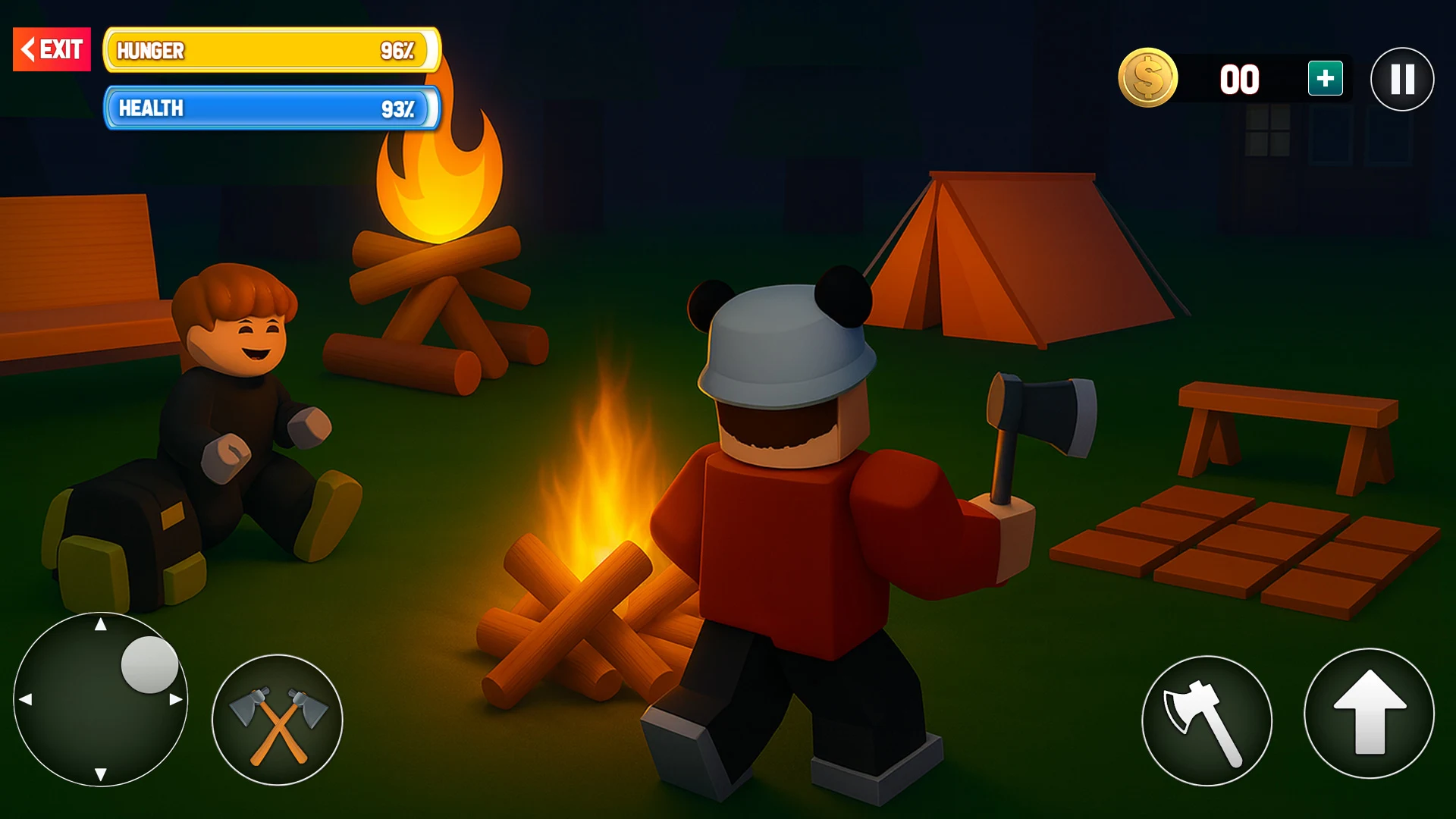 Survive Nights in Blox Forest screenshot