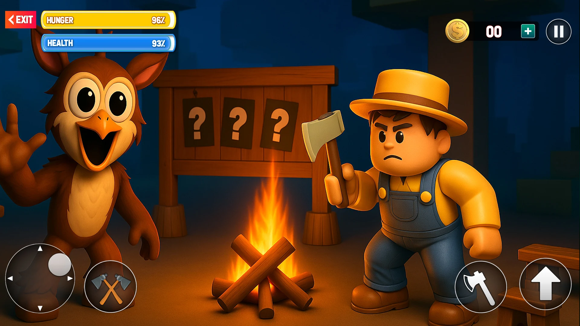 Survive Nights in Blox Forest screenshot